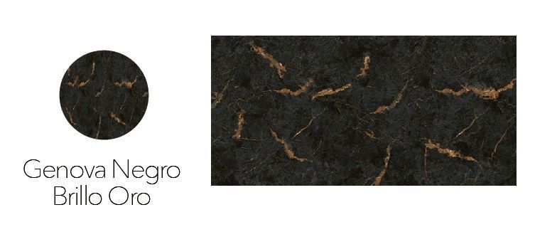 Плитка Genova negro oro 120 33 фото